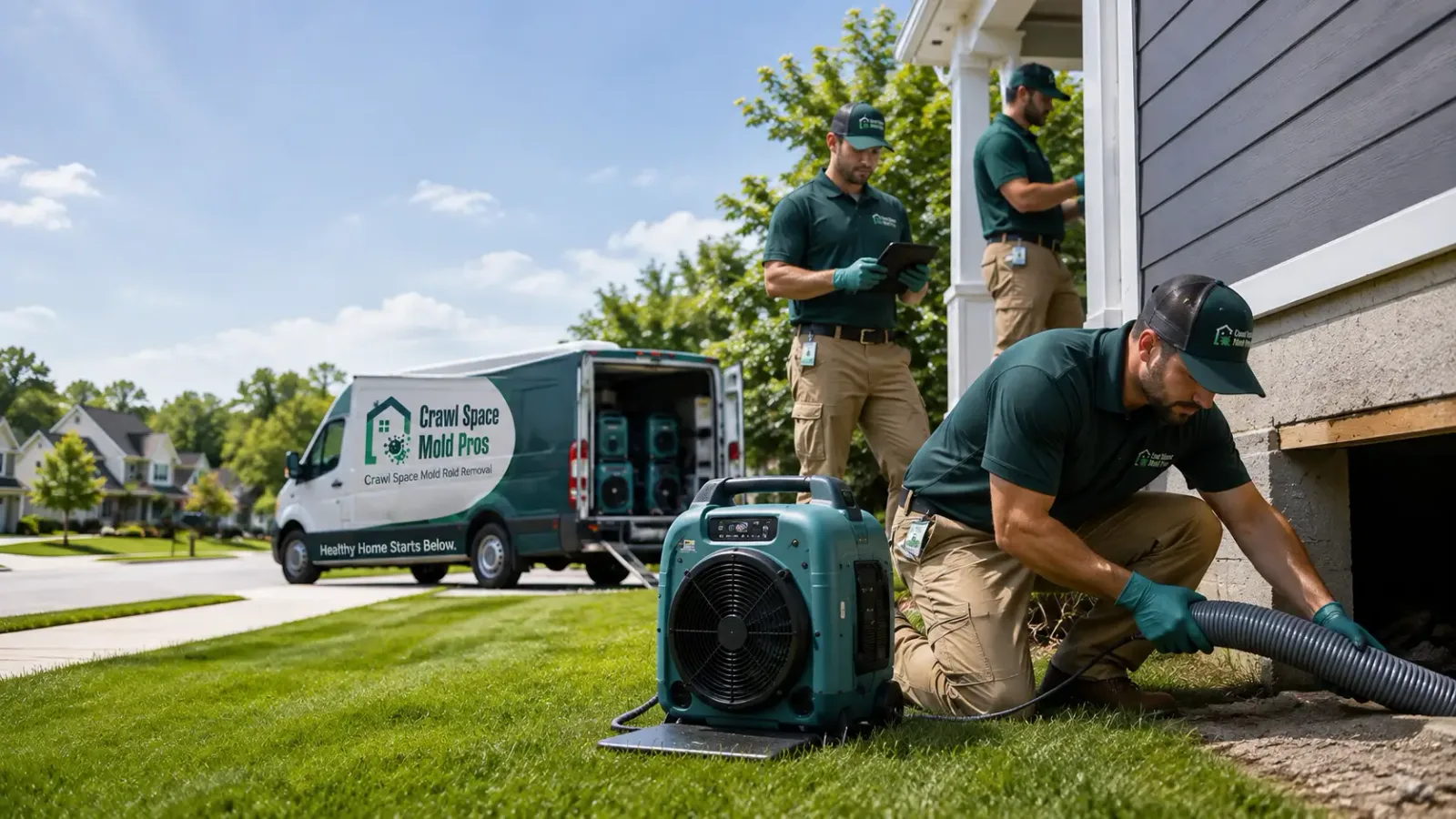 Crawl Space Mold Removal in Philadelphia, NY